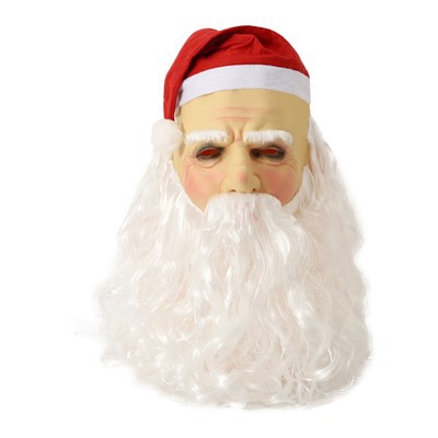 Topeng lateks Santa Claus yang realistik